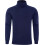 Dancinova Herrenpullover mit Golfkragen Herren Strickpullover Weich Warm Navy Blau L — herren strick rollkragenpullover 1