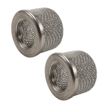 2 Stuks 181072 Inlaatfilter 1Inch NPT Draad Dubbel Scherm voor 695 795 1095 1595 3900 5900 Airless Verfspuit Vervangen