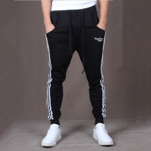 (Black,TagXL=US M)Calças esportivas masculinas calças longas agasalho fitness treino joggers academia moletom