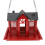 Vogelfutterstation aus Metall, rot 20