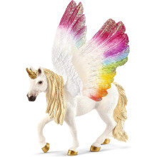 Schleich bayala - 7" Rainbow Unicorn Figure - Unicorn Toy for Girls and Boys - Fantasy Horse Figurine for Kids Ages 5+