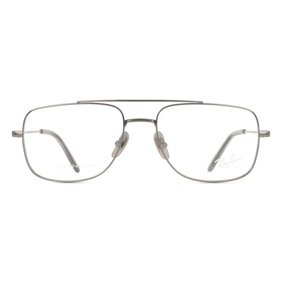 Ray-Ban Eyeglasses William Titanium Optics - Gunmetal Frame Clear Lenses Polarized 56-17, RB8797 - Image 4