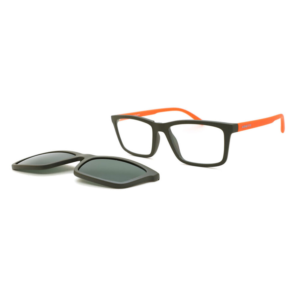 Photos - Glasses & Contact Lenses Arnette AN4333 Hypno 2.0 with Clip-On 28541W Men New Eyeglasses 