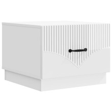 vidaXL Coffee Table High Gloss White 49 x 50 x 37 cm Engineered Wood