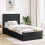 VidaXL vidaXL Bed Frame with Storage and Headboard Black 75 x 190 cm 1