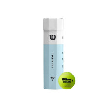 Wilson Unisex Tennis Balls Triniti 100 Percentage Recyclable Case Blue