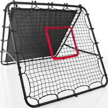 Adjustable Football Rebounder Net Double Sided Soccer Training Goal PE