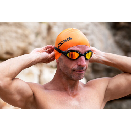 Zoggs Fit Silicone Swim Cap Comfortable Hydrodynamic Design Latex Free 1