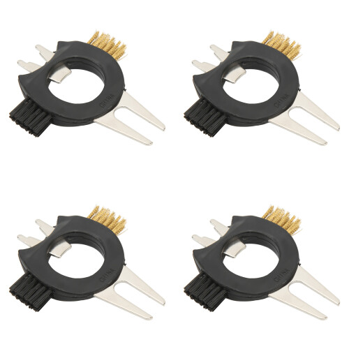 4er Set Golf Multifunktionsbürste Nagelentferner 2