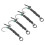 Ronnie Rig Karpfenangel Set 6# Silber 4 Haken 4