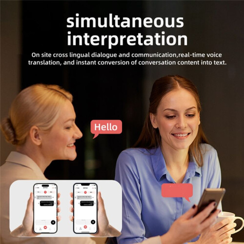 Tradutor Inteligente de IA Intérprete Portátil Multiplataforma Comunicação Multilíngue Simultânea 2
