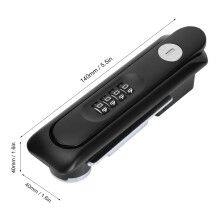 Zink Codeschloss Passwort Metall schwarz