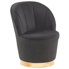 Armchair ALBY Velvet Black