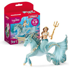 Schleich Bayala - 3Pc Mermaid Eyela On Underwater Horse - Kids 5+ | 70594 | Unicorn Figurine, Fantasy Toy for Girls 5+, Magical Collectible