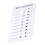 Wiederverwendbares Memoboard mit Slider MY CHORES 1