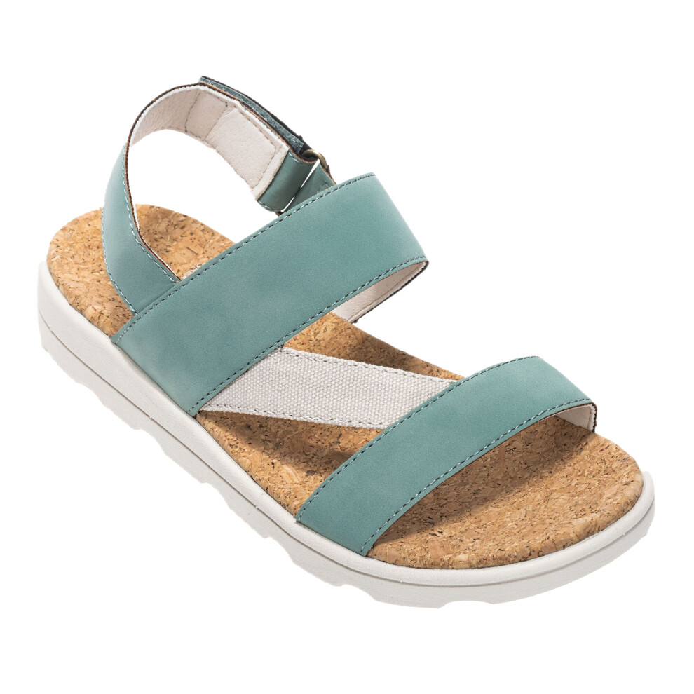Regatta Rylie Women's Sandals in Ivy Moss, Size 7 UK, Low Heel Leather and Acetate Open Toe Footwear - Image 3
