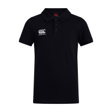 (8 Years, Black) Canterbury Childrens/Kids Waimak Polo Shirt
