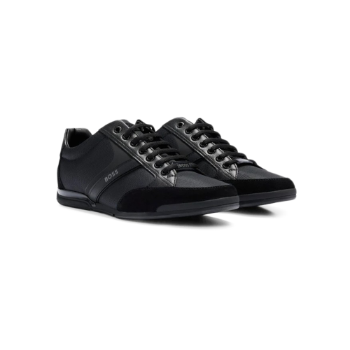 Hugo Boss Boss Saturn Lowp mx A_N Trainers Black UK 10 1
