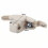 6X Beige Sun Visor Clip Holder Bracket 51168243575 for  E46 3 Series 325 M3 6