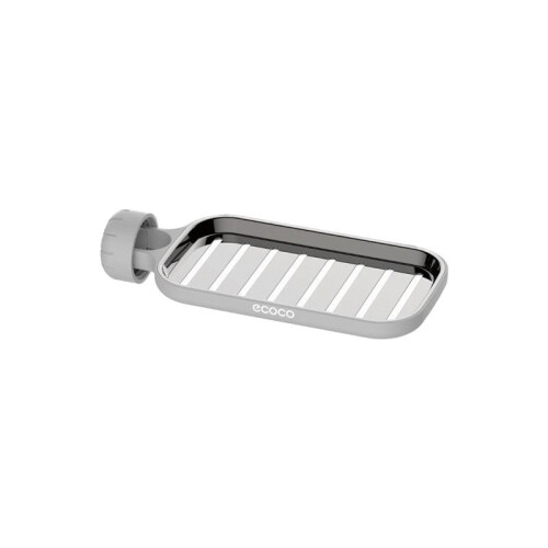 (Gray Short)Durable Stainless Steel Sink Shelf With Multipurpose Holders For Storage Kitchen 1