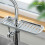 (Gray Short)Durable Stainless Steel Sink Shelf With Multipurpose Holders For Storage Kitchen 8