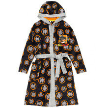 (L, Black) Dragon Ball Z Mens Goku Dressing Gown