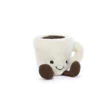 Plush - Amuseable - Espresso Cup - Brown - 6 cm x 5 cm x 10 cm - For Children