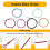 Alice A107C Classic Guitar Strings Colourful Nylon Strings for Classical Guitar Strings 6