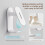 (Cream)Durable Plastic Basin Holder With Antislip Features For Countertop Bathroom 4