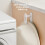 (Cream)Durable Plastic Basin Holder With Antislip Features For Countertop Bathroom 5