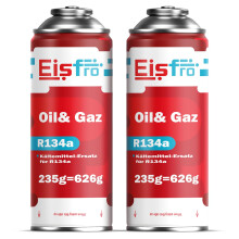 Eisfro Ersatz für R134a Gas – Auto Klimaanlage Nachfüllset – R134a Kältemittel | 2x 235g Dosen, ECO