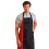 Premier (One Size, Black/ Red) Premier Unisex Contrast Workwear Bib Apron 2