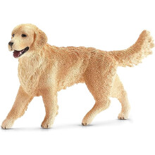 schleich Farm World - 3" Female Golden Retriever Figurine - Realistic Barnyard Dog Figure for Screen-Free Play - Boys and Girls Ages 3+ | 16395