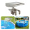 Above Ground Pool Waterfall Fountain Adjustable Clamp Attachment, Smooth Flows 2