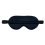 100%  Silk Sleep Eye Mask Black 1