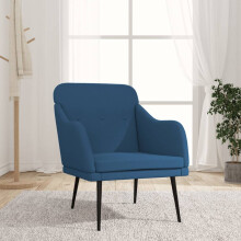 vidaXL Armchair Blue 63x76x80 cm Fabric