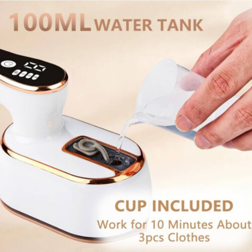 Handheld Steamer With Touch Control Suitable For Clothes And Home Use White 1