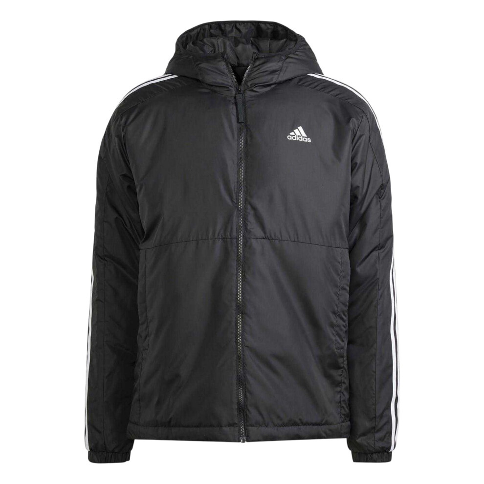 Adidas (Xxl, Black) Mens Essential 3 Stripes Jacket