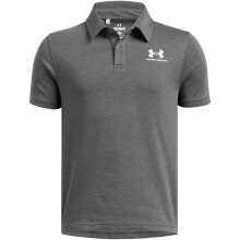 (7-8 Years, Light Heather) Under Armour Childrens/Kids Icon Regular Short-Sleeved Polo Shirt