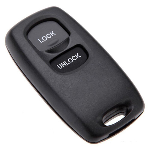 3X Uncut Key Replacement 2 Button Keyless Entry Remote Key Fob Shell Case and Button Pad Compatible with  2 3 1