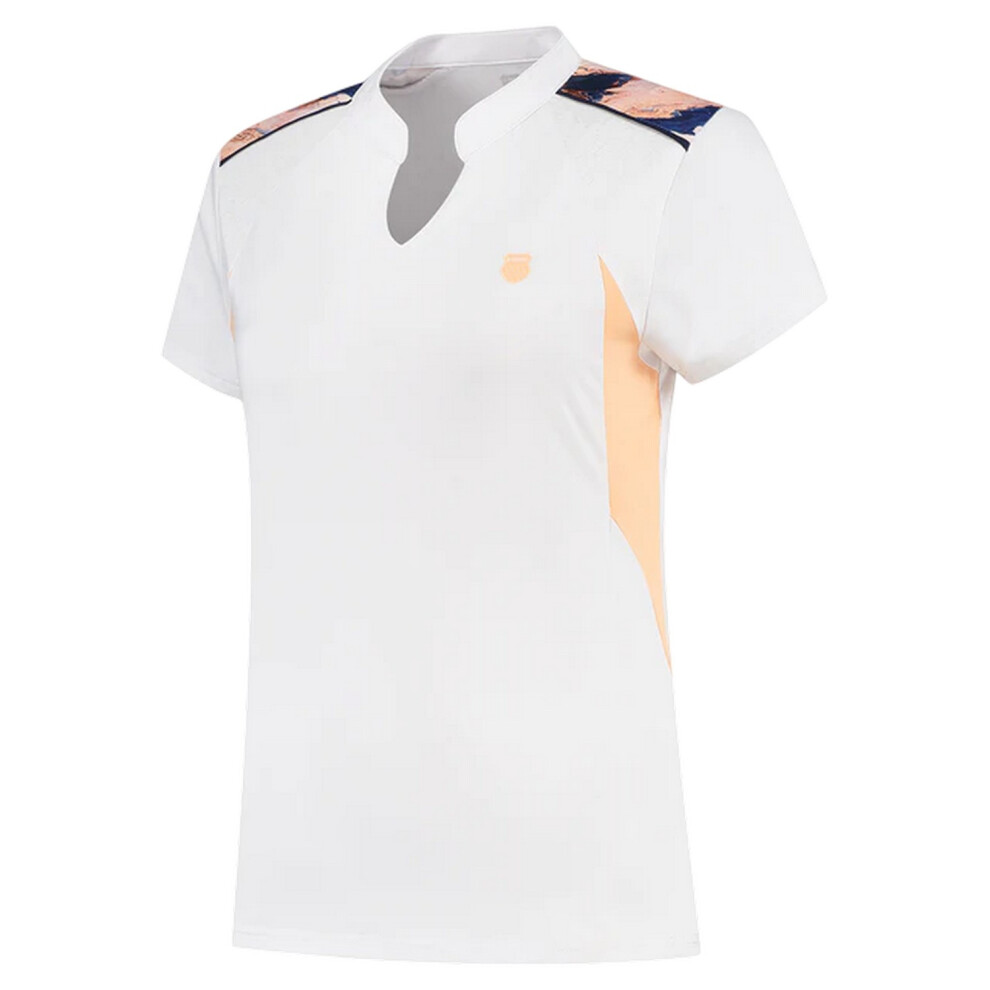 K-Swiss (14 Uk, White) Womens/Ladies Hypercourt Regular Tennis T-Shirt