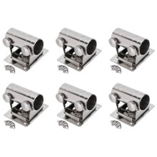 6X Fishing Umbrella Base Stand, Adjustable Stainless Steel Umbrella Holder Bracket Stand Base for Fishing Box