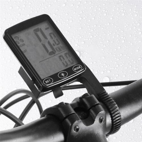 Waterproof Bicycle Speedometer with Back Light Multifunctional Road Bicycle  Touch Screen Speedometer