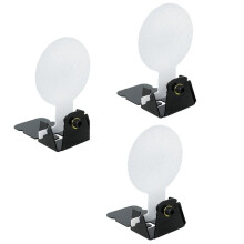 3X Små Miniatyr Inverted Target Metal Shooting TräNingstavlor Manuell ÅTerstäLlning TräNingsmåL