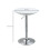 Modern Round Bar Table Height Adjustable Bistro Counter Table White 5