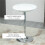 Modern Round Bar Table Height Adjustable Bistro Counter Table White 8
