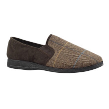 (6 UK, Brown) Lazy Dogz Mens Harrison II Slippers