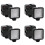 4X Bright LED Video Light 49 Led Camera Lighting Dimmable Camera Light Panel for ,, and Other DLSR Cameras 1
