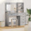 VidaXL vidaXL Dressing Table Light Grey 78.5 x 41 x 135 cm Engineered wood 1
