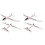 4pcs 99CM EPP Foam Hand Throwing Aircraft (Sticker) 706 1